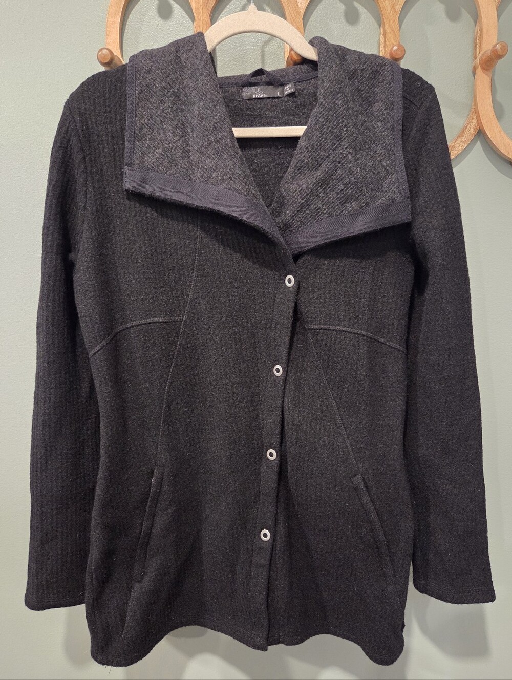 prAna Recycled Wool Sweater Jacket